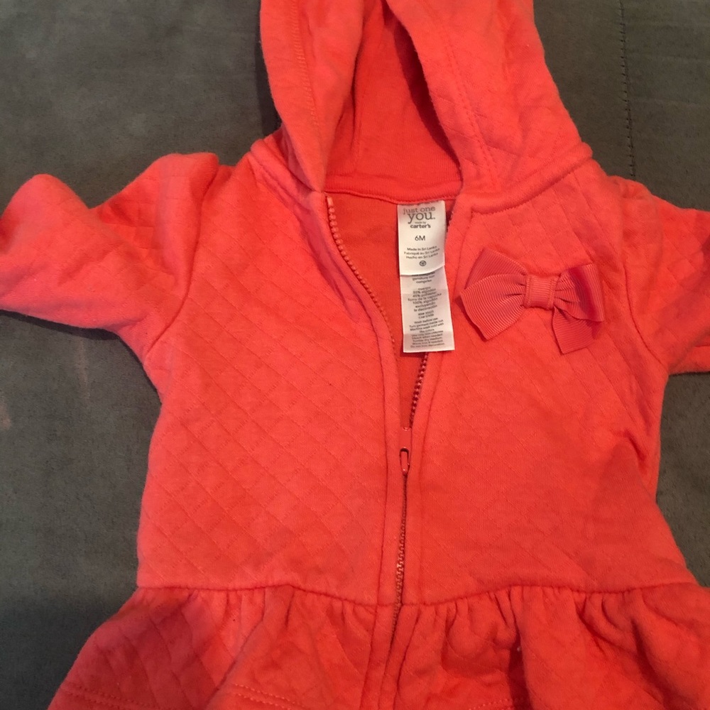 Short sleeve onesie, jacket and shirts